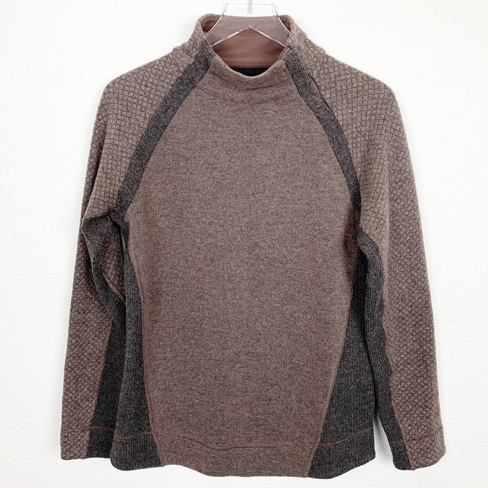 Prana Brandie Wool Blend Sweater in Weathered Wood - Picture 5 of 13